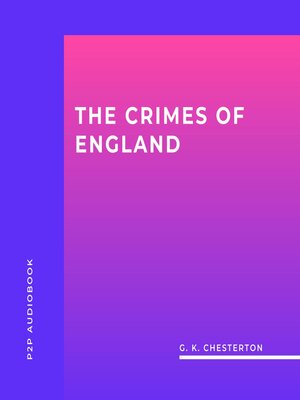 cover image of The Crimes of England (Unabridged)
